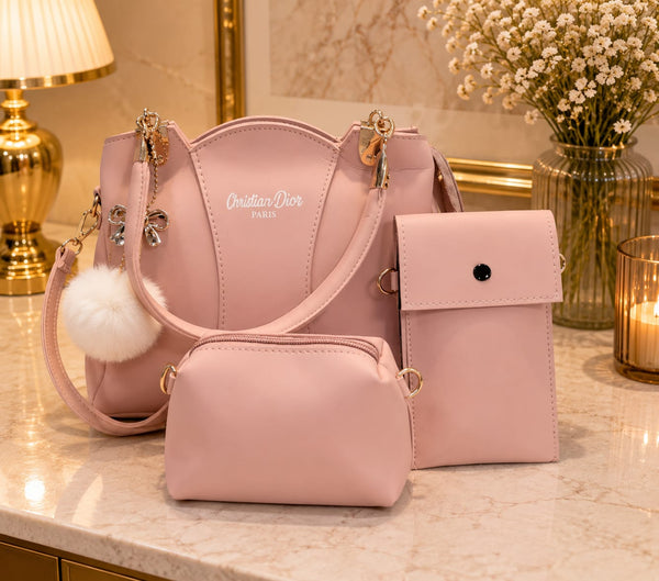 Premium 3-in-1 Ladies Handbag Collection