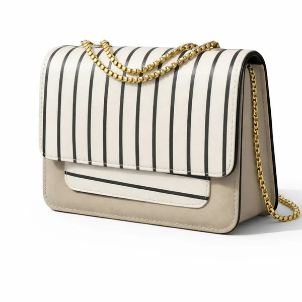 Camel velvet with golden chain